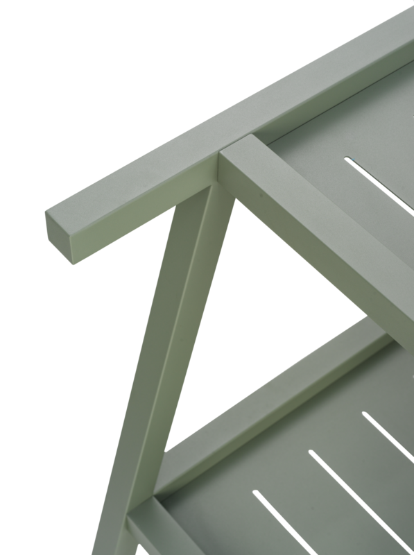 Brafab Samvaro serveringsvagn Dusty Green