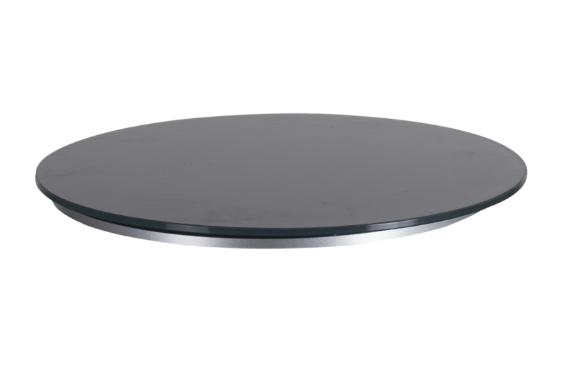 Brafab Elara Snurrbricka 50 cm Grå Alu/Glas