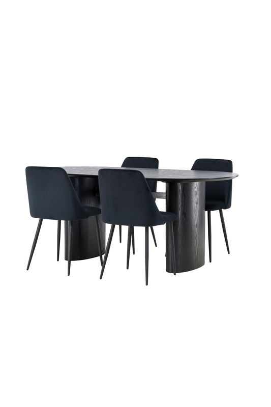 Venture Home Matgrupp Isolde med stolarna Night