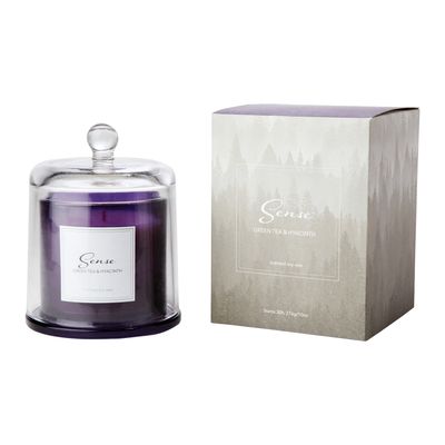 Affari of Sweden SENSE Doftljus med kupa Green tea & hyacinth, Lila