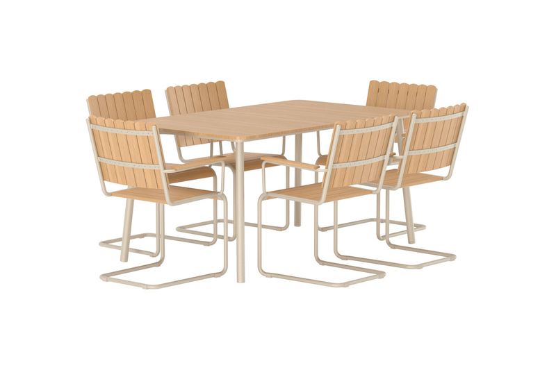 Venture Home Holmsund Matgrupp Beige