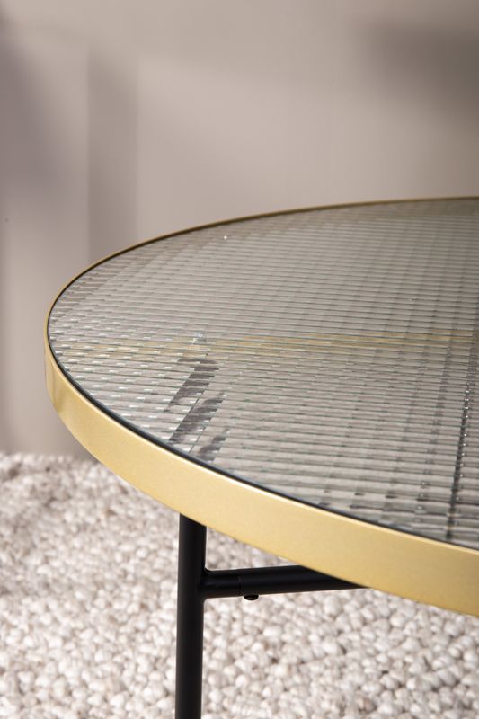 Venture Home Bubbles Runt Soffbord i Mässing