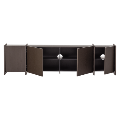 WOOOD BROCK TV-bänk 200 cm i askfaner