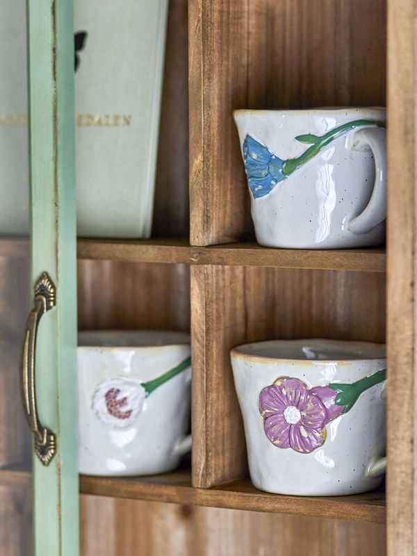 Creative Collection Loua Kopp, Grå, Stengods - 4-pack