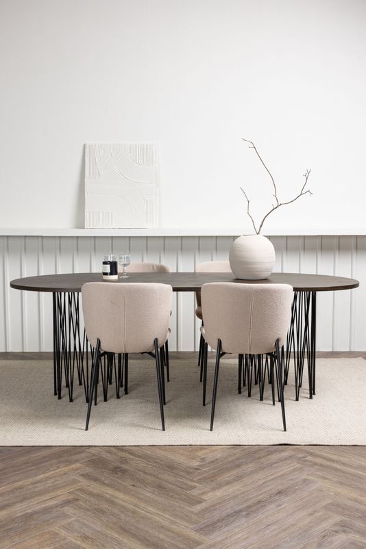 Venture Home Matgrupp Stone med stolarna Modesto