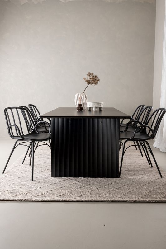 Venture Home Matgrupp Vail med stolarna Dyrön