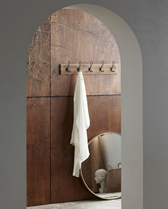 Nordal CURLEW Rund Spegel, Järn - Mässing