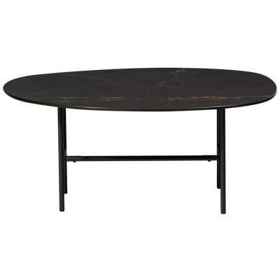 WOOOD Vajen Soffbord med Svart Marmorlook 80x60 cm