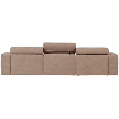 WOOOD NOVI Divan Soffa Höger Bouclé Mullvad