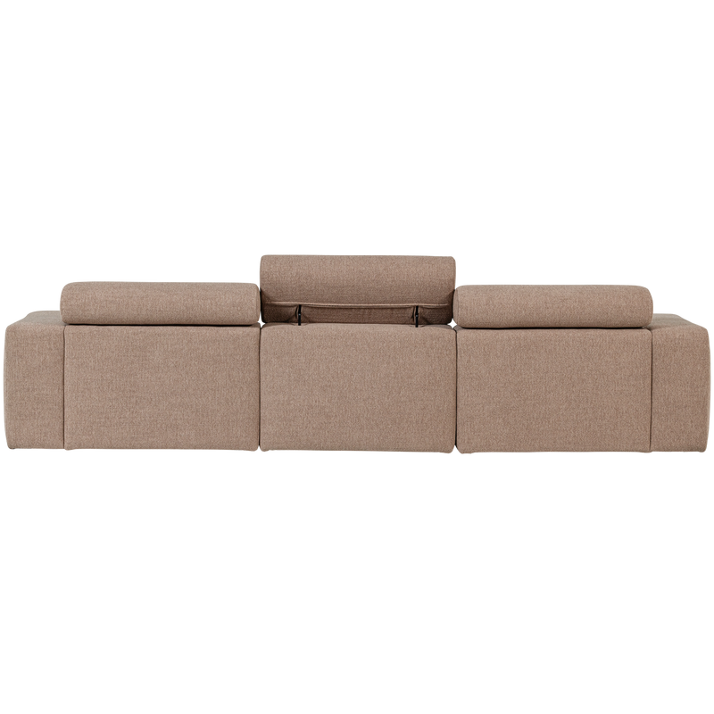 WOOOD NOVI Divan Soffa Höger Bouclé Mullvad