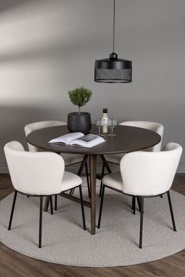 Venture Home Matgrupp Kaseindon med stolarna Edina