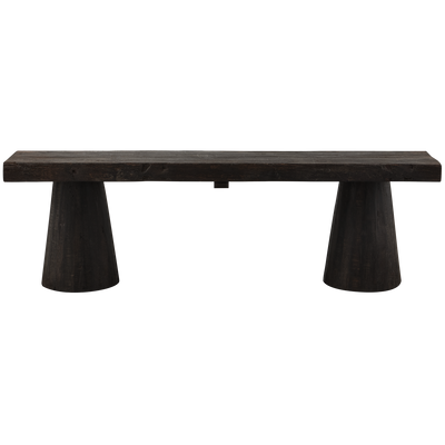 WOOOD Clyde Bänk i Återvunnet Mangoträ, Mörkbrun
