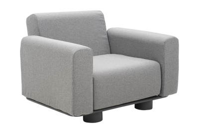 Brafab Bolster Fåtölj Antracit / Teddy Grey