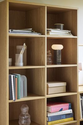 Hübsch Low Portable Lamp Brun