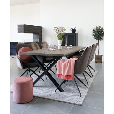House Nordic Harbo Svängbar Matstol Ljusbrun