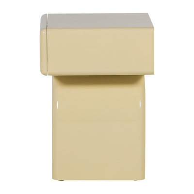 WOOOD Zorel Sängbord i Högglans Mjukrosa