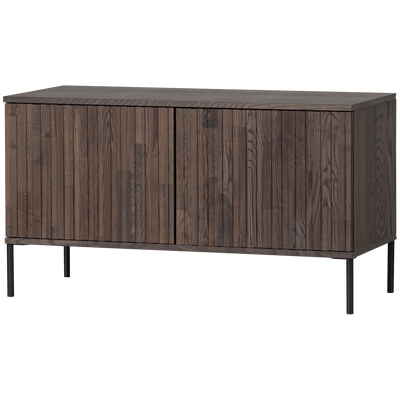 WOOOD New Gravure TV-bänk 100 cm i Askfanér Espresso