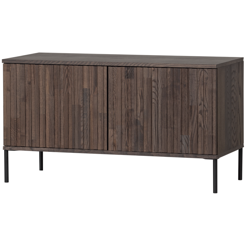 WOOOD New Gravure TV-bänk 100 cm i Askfanér Espresso