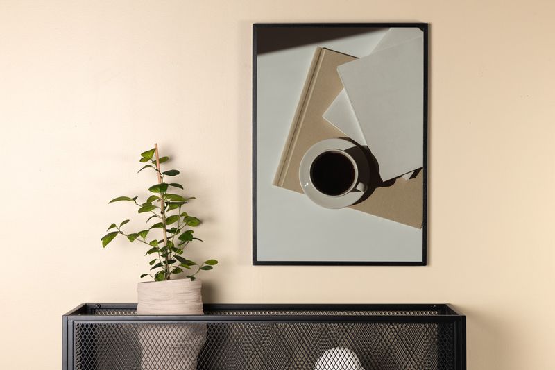 Venture Home Coffee Poster Vit