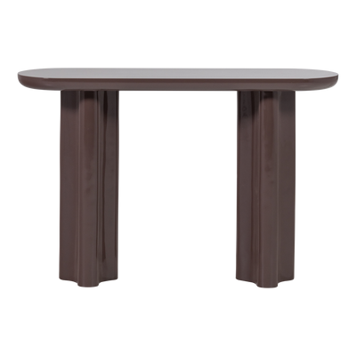 WOOOD EVARA Sidobord i Trä Högblank Mörkbrun [FSC]