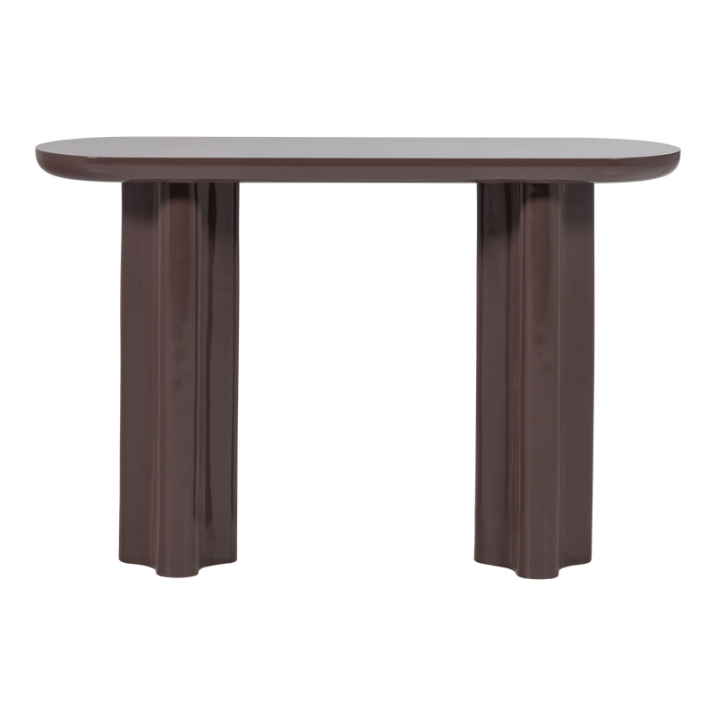 WOOOD EVARA Sidobord i Trä Högblank Mörkbrun [FSC]