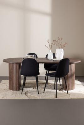 Venture Home Härön Matbord med Polar Matstol