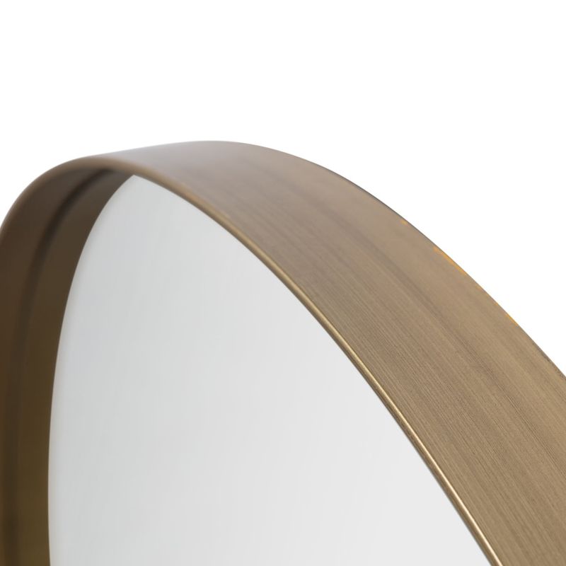 WOOOD Doutzen Rund Spegel Ø115 cm Metall Guld