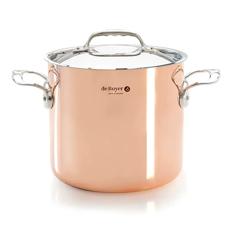 De Buyer Prima Matera hög gryta med lock induktion 20 cm