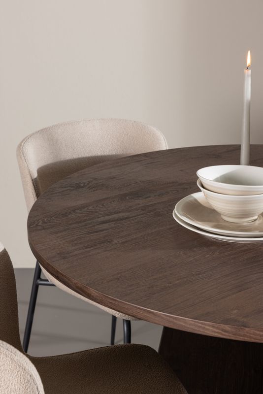 Venture Home Bootcut Matbord med Modesto Matstol