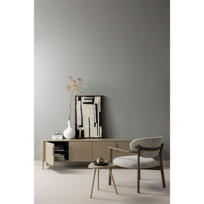 WOOOD Udar Fåtölj Natur med Träram Brun