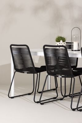 Venture Home Break Rektangulär Matgrupp med Lindos Stolar