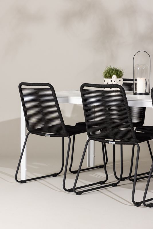 Venture Home Break Rektangulär Matgrupp med Lindos Stolar