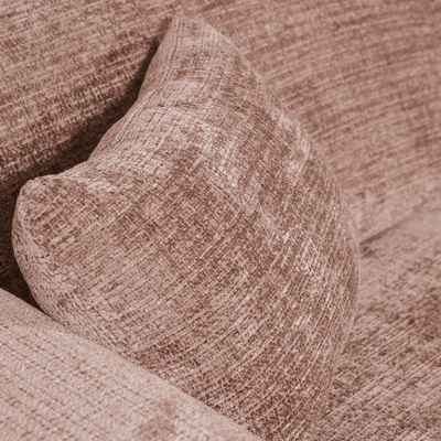 WOOOD Cloud Chaiselongue Soffa Höger Chenille Mullvad/Pink