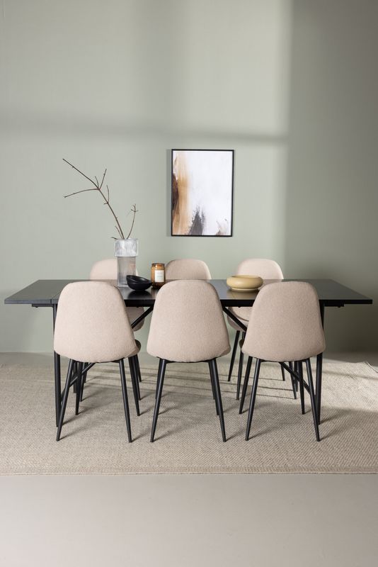 Venture Home Matgrupp Astrid med Stolar Polar