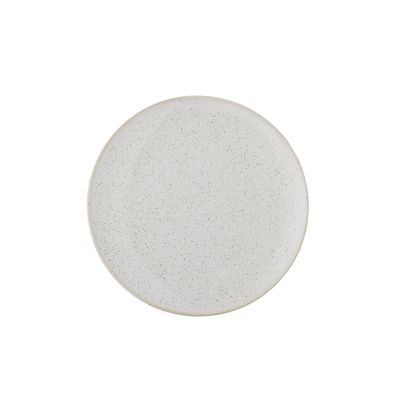 Bloomingville Addison Tallrik, Vit, Stengods 20 cm 6-pack