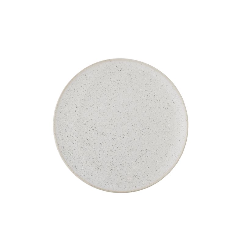 Bloomingville Addison Tallrik, Vit, Stengods 20 cm 6-pack