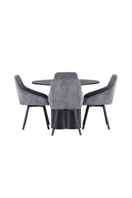 Venture Home Matgrupp Olivia med Stolar Rosie