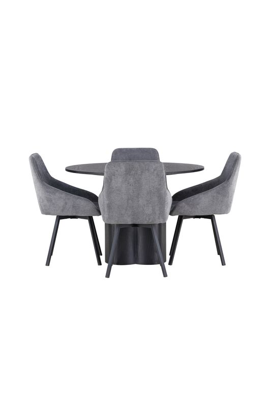 Venture Home Matgrupp Olivia med Stolar Rosie