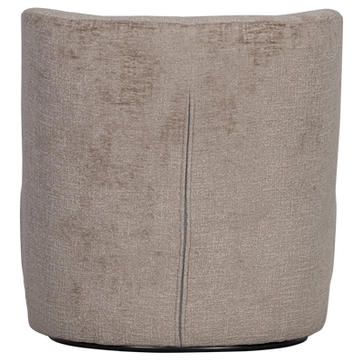 WOOOD Atty Snurrfåtölj i Sammet Sand