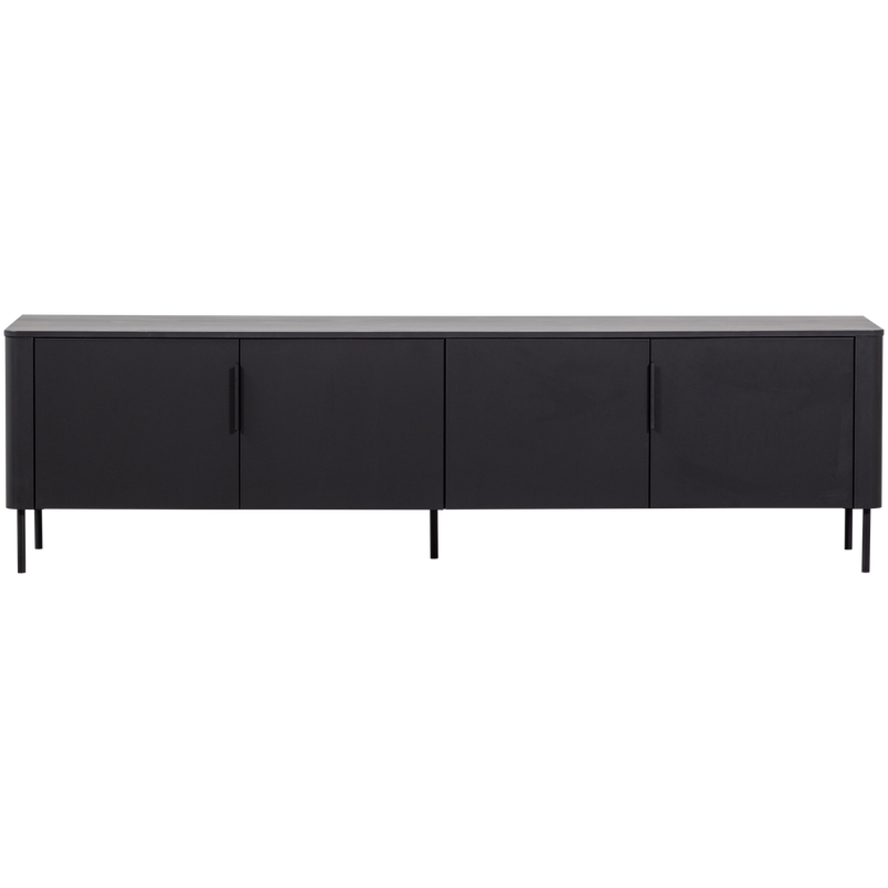 WOOOD Gunnar TV-bänk 200 cm Matt Svart FSC-certifierad