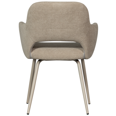 WOOOD Jenny Matstol i Vävd Tyg - Naturell 2 st