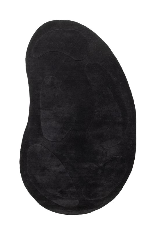 Venture Home Enard Matta - Exklusiv Svart Ullmatta