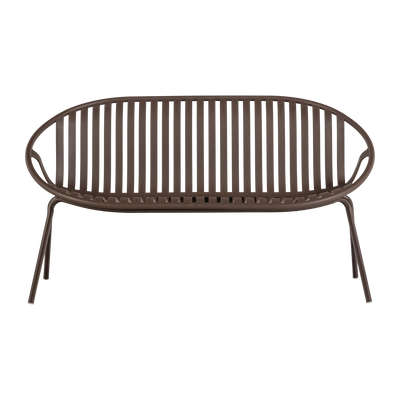 WOOOD Bruce Trädgårdsbänk 2-sits Polypropen/Metall Lila/Brun