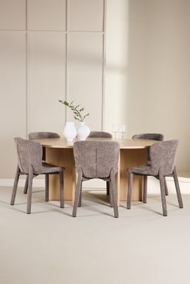 Venture Home Matbord Strada med Astoria Stol