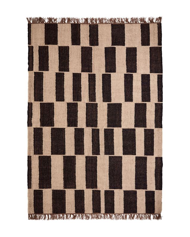 House Doctor Graph Matta Svart/Natur