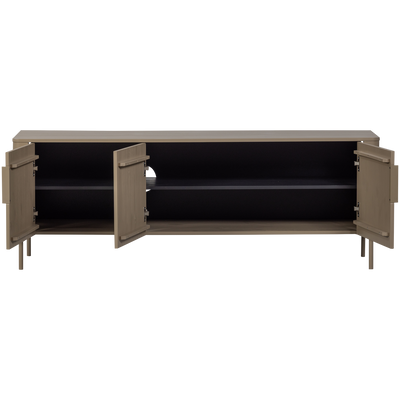 WOOOD Gunnar TV-bänk 154 cm i furu, lerfärgad