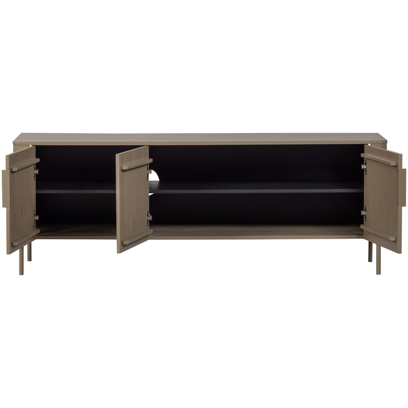 WOOOD Gunnar TV-bänk 154 cm i furu, lerfärgad