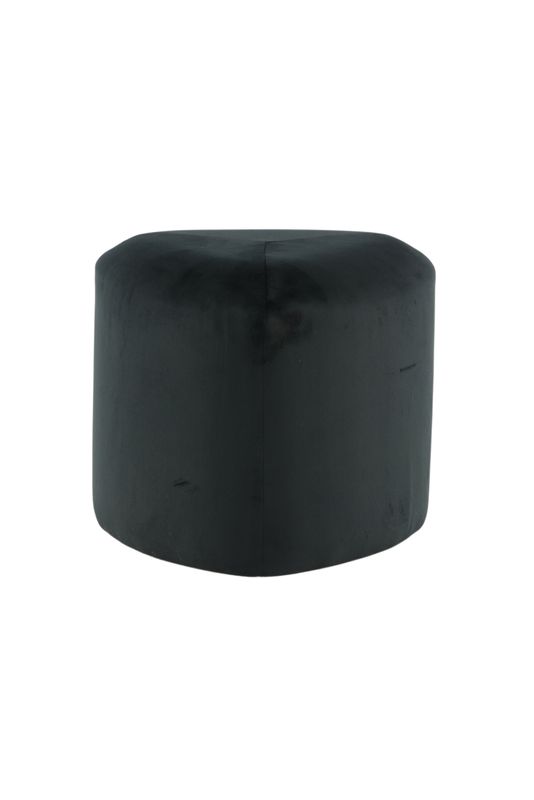 Venture Home Peg Sittpuff - Triangelformad, Svart Sammet