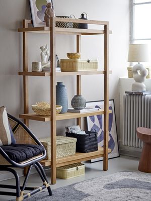 Bloomingville Loue Loungestol i Svart Rott­ing