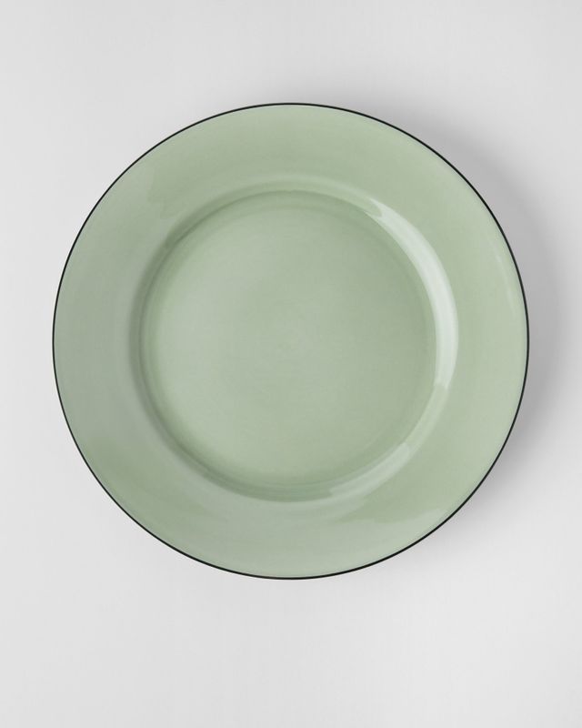 Gustavsberg NATUR Krusbärsgrön, Tallrik 28 cm m bräm